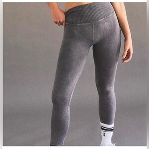 Free People Movement High Rise Good Karma Leggings (Washed Grey) NWOT